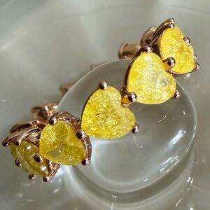 Bomb Party Ring RBP6225 Heart-Shaped How Do You Like Me Now? Size 8 Lemon